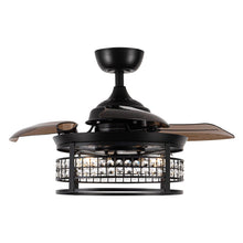 Cargar imagen en el visor de la galería, 36&quot; Farmhouse Downrod Mount Ceiling Fan with Lighting and Remote Control
