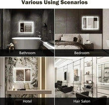 Carregar imagem no visualizador da galeria, 36 x 24  Inch Center Glow LED Bathroom Mirror
