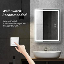 Carregar imagem no visualizador da galeria, 36 x 28 Inch Center Glow LED Bathroom Mirror
