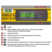 Carregar imagem no visualizador da galeria, Stabila 36524 24" Type 196-2 Digital TECH Levels With Case
