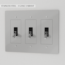 Load image into Gallery viewer, The Brass Toggle Switch (1 to 5 Gang)
