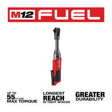 Carregar imagem no visualizador da galeria, Milwaukee 2560-20 M12 FUEL™ 3/8 in. Extended Reach Ratchet

