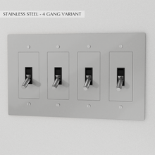 Load image into Gallery viewer, The Brass Toggle Switch (1 to 5 Gang)
