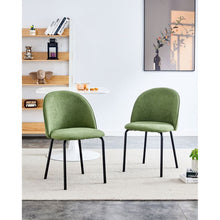 Load image into Gallery viewer, 1+4,5pieces dining set, Table metal leg Mid-century Dining Table for 4-6 people With Mdf Table Top, Pedestal Dining Table, End Table Leisure Coffee Table
