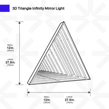 Load image into Gallery viewer, 3D Triangle Mirror Light
