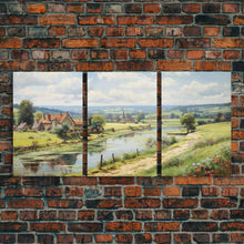 Cargar imagen en el visor de la galería, French Country Landscape Gallery Wall Art Set | Vintage Living Room Decor | Collection of 3 | French Countryside | Farmhouse Decor
