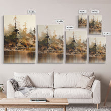 Carregar imagem no visualizador da galeria, Beautiful 3 Piece Wall Art Canvas Print Set, Landscape Painting, Living Room Decor, Office Art, Wall Decor, Landscape Moody Landscape
