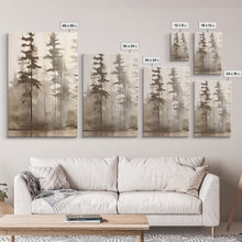 Load image into Gallery viewer, FRAMED Olive Green and Beige Art 3 Panel Set Beach Landscape Painting Framed Wall Art Large Prints Art Framed Landscape Art Print Giclee

