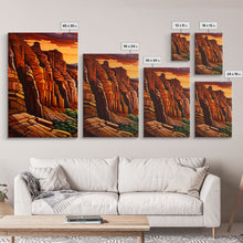 Carregar imagem no visualizador da galeria, Canyon Art, River Wall Art, Landscape Wall Print, Canvas Print, Wall Art, 3 Piece Wall Art, Appreciation Gift, Ranch Decor, Western Wall Art
