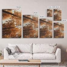 Carregar imagem no visualizador da galeria, Fall Art Print, Forest Wall Art, Trees Wall Art, Canvas Print, Wall Art, 3 Piece Wall Art, Tiny House Decor, Family Room Art, Ranch Decor
