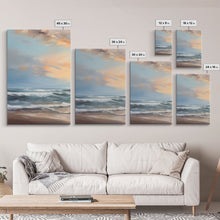 Carregar imagem no visualizador da galeria, Beach Wall Art, Seascape Print, Sunset Wall Art, Canvas Print, Wall Art, 3 Piece Wall Art, Beach House Wall Decor, Home Office Art, RV Decor
