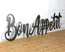 Load image into Gallery viewer, Bon Appetit Metal Word Sign
