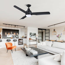 Carregar imagem no visualizador da galeria, 52&quot; Cason Induatrial Downrod Mount Reversible Ceiling Fan with LED Lighting and Remote Control
