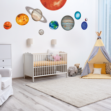 Load image into Gallery viewer, Solar System Wall Stickers Set
