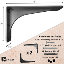 Load image into Gallery viewer, Gladiator Low Profile Granite Countertop Brackets
