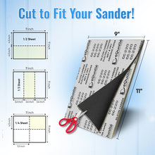 Load image into Gallery viewer, 2000 Grit Sandpaper Sheets – 50 Pack, 9x11 in, Wet or Dry Use
