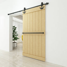 Load image into Gallery viewer, Non-Bypass Sliding Barn Door Hardware Kit - Anchor Design Roller
