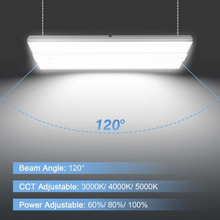 Cargar imagen en el visor de la galería, Premium 1.6ft LED Linear High Bay Light - (240W/192W/144W) Selective Wattage and CCT (3000K/4000K/5000K) - 36,000 Lumens
