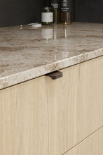 Load image into Gallery viewer, Dark Bronze &quot;Comet&quot; Edge Drawer Tab Pulls
