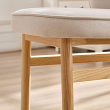 Load image into Gallery viewer, 1 PC Wooden Frame Upholstered Shell Dining Chair,Modern Armless Chairs Comfor Kitchen Chairs for Living Room,Restaurant
