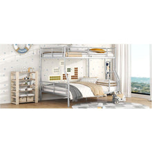 Load image into Gallery viewer, Full XL Over Queen Metal Bunk Bed, Sliver
