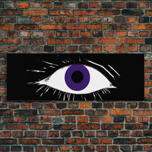 Carregar imagem no visualizador da galeria, Eye Art Print, Big Eye Art, Canvas Print, Eye Canvas Art, Eye Art Original, Framed Art Print, Wall Decor, Panoramic, Wall Art, Canvas Print
