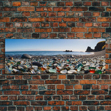 Carregar imagem no visualizador da galeria, Panoramic of Glass Beach California, Extra Large Wall Art, Panoramic Wall Art, Panoramic Landscape Print, Landscape Photography
