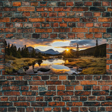 Cargar imagen en el visor de la galería, Panoramic Print of Rocky Mountain National Park Extra Large Wall Art, Panoramic Wall Art, Panoramic Landscape Print, Landscape Photography
