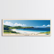 Carregar imagem no visualizador da galeria, Achmelvich Bay, Scotland Panoramic Print, Vacation Gift, Scotland Wall Art, Beach Painting, Beach Decor, Large Wall Art, Wood Frame Art

