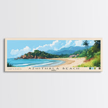 Carregar imagem no visualizador da galeria, Azhithala Beach, India Panoramic Print, Vacation Gift, India Wall Art, Vacation Wall Art, Vacatation Memories, Beach Decor, Beach Or Lakehouse Art
