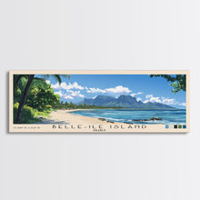 Cargar imagen en el visor de la galería, Belle-Ile Island, France Panoramic Print, Vacation Gift, France Wall Art, Vacation Wall Art, Vacatation Memories, Beach Decor, Beach Or Lakehouse Art
