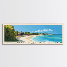 Load image into Gallery viewer, Belle-Île-en-Mer, France Panoramic Print, Vacation Gift, France Wall Art, Beach Painting, Beach Decor, Beach Or Lakehouse Art
