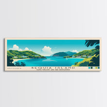 Load image into Gallery viewer, Bequia Island, Saint Vincent and the Grenadines Panoramic Print, Vacation Gift, Saint Vincent and the Grenadines Wall Art, Vacation Wall Art, Vacatation Memories, Beach Decor, Beach Or Lakehouse Art
