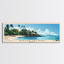 Carregar imagem no visualizador da galeria, Bintan Island, Indonesia Panoramic Beach Print, Vacation Gift, Indonesia Wall Art, Beach Painting, Beach Decor, Beach Painting
