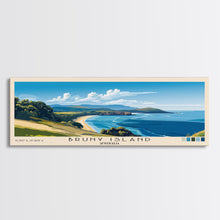 Carregar imagem no visualizador da galeria, Bruny Island, Australia Panoramic Print, Vacation Gift, Australia Wall Art, Beach Painting, Beach Decor, Large Wall Art, Wood Frame Art
