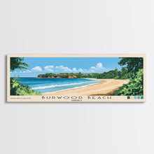 Carregar imagem no visualizador da galeria, Burwood Beach, Jamaica Panoramic Beach Print, Vacation Gift, Jamaica Wall Art, Beach Painting, Beach Decor, Beach Painting
