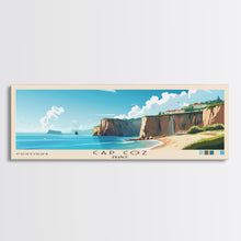 Carregar imagem no visualizador da galeria, Cap Coz, France Panoramic Print, Vacation Gift, France Wall Art, Beach Painting, Beach Decor, Large Wall Art, Wood Frame Art
