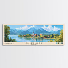 Cargar imagen en el visor de la galería, Chiemsee, Germany Panoramic Print, Vacation Gift, Germany Wall Art, Beach Painting, Beach Decor, Beach Or Lakehouse Art
