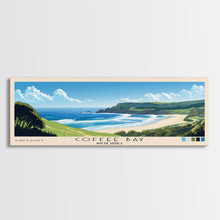Cargar imagen en el visor de la galería, Coffee Bay, South Africa Panoramic Print, Vacation Gift, South Africa Wall Art, Beach Painting, Beach Decor, Beach Or Lakehouse Art
