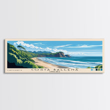 Cargar imagen en el visor de la galería, Costa Ballena, Costa Rica Panoramic Beach Print, Vacation Gift, Costa Rica Wall Art, Framed Canvas Print, Framed Beach Painting
