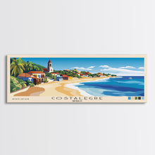 Cargar imagen en el visor de la galería, Costalegre, Mexico Panoramic Print, Vacation Gift, Mexico Wall Art, Beach Painting, Beach Decor, Beach Or Lakehouse Art
