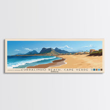 Load image into Gallery viewer, Curralinho Beach, Cape Verde, Senegal Panoramic Beach Print, Vacation Gift, Senegal Wall Art, Beach Painting, Beach Decor, Beach Painting
