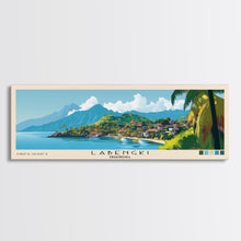 Load image into Gallery viewer, Labengki, Indonesia Panoramic Beach Print, Vacation Gift, Indonesia Wall Art, Framed Canvas Print, Framed Beach Painting
