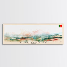 Carregar imagem no visualizador da galeria, Agualva Portugal Wall Art, Panoramic Travel Poster, Panoramic Framed Canvas Print, City Wall Art, Wall Hanging Home Decor, Travel Art
