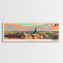 Carregar imagem no visualizador da galeria, Arad Romania Travel Art, City Art, Framed Canvas Print or Metal Wall Art, Europe Travel Poster, Panoramic Wall Art, Extra Wide Wall Art
