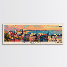 Carregar imagem no visualizador da galeria, Astrakhan Russia Travel Print Wall Art, Panoramic City Art, Travel Art, Wall Decor, Vacation Gift, Framed Canvas Print Or Metal Art
