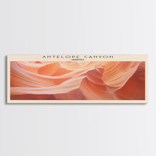 Carregar imagem no visualizador da galeria, Antelope Canyon Travel Print Wall Art, Travel Poster Print, Retro Style Home Decor, Wall Hanging, Travel Gift Idea, Unique Metal Art
