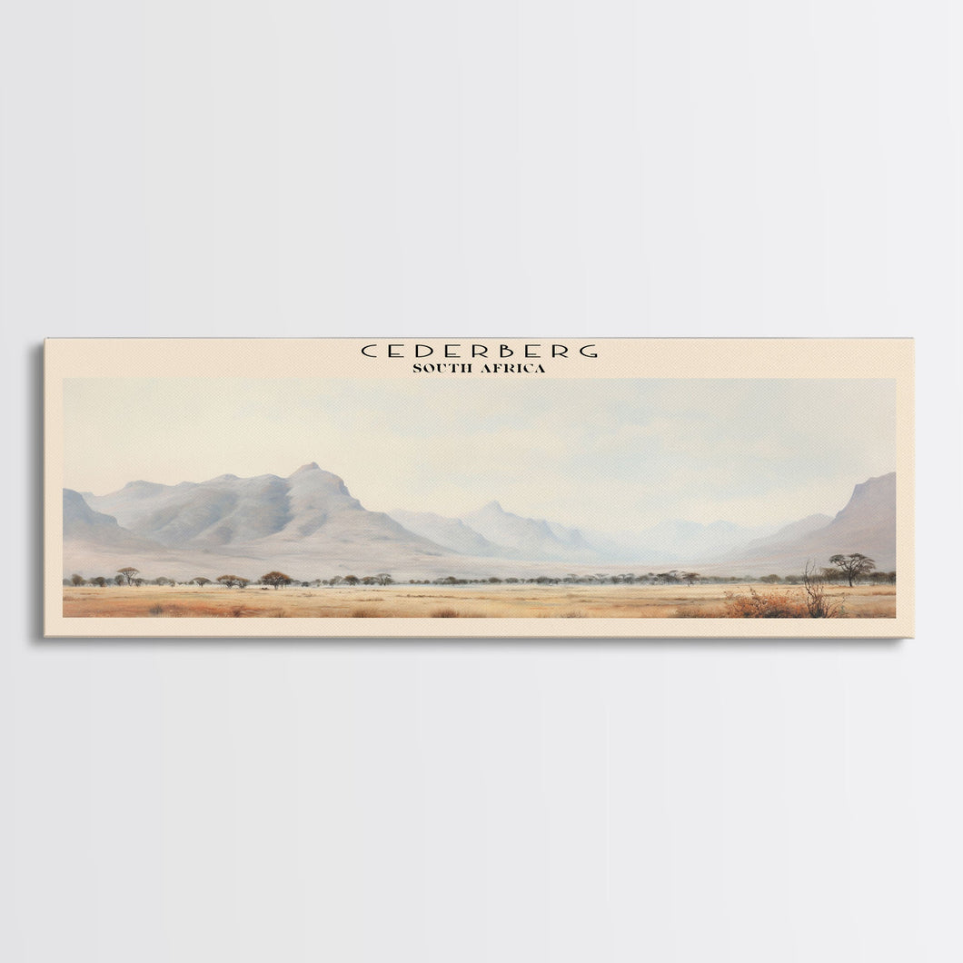 Cederberg COUNTRY Travel Poster Print, Framed Canvas Print, COUNTRY Travel Art, Wood Framed Art, Wall Hanging, Home Decor
