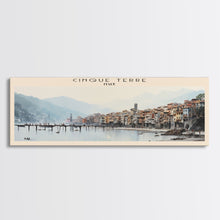 Cargar imagen en el visor de la galería, Cinque Terre Travel Poster Print, Framed Canvas Wall Art, Metal Wall Art, COUNTRY art, Gift For Him, Travel Wall Art, Travel Lover Gift
