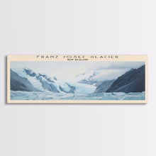 Carregar imagem no visualizador da galeria, Franz Josef Glacier COUNTRY Travel Poster Print, Framed Canvas Print, COUNTRY Travel Art, Wood Framed Art, Wall Hanging, Home Decor
